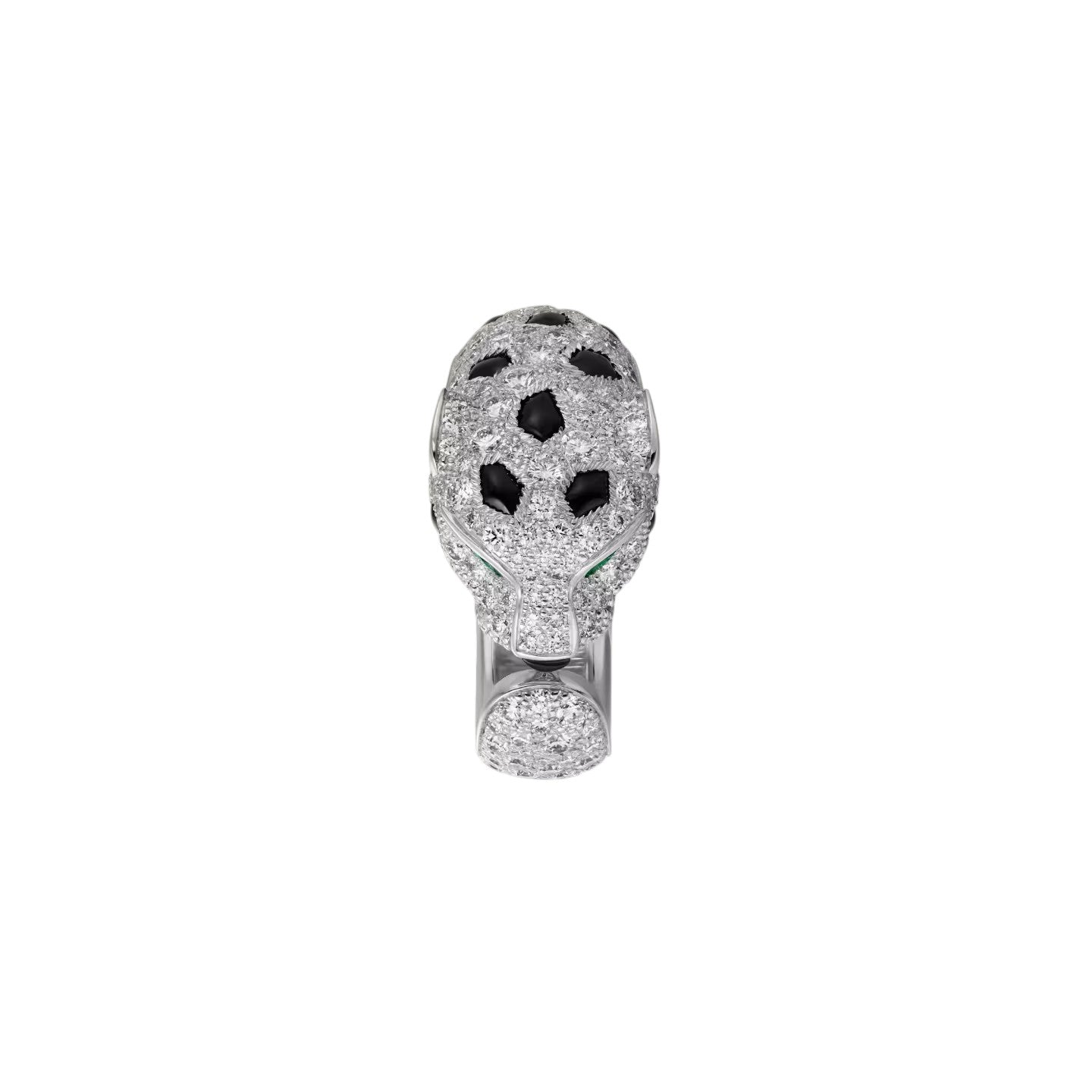[Leaves]PANTHÈRE DE DIAMOND HALF-PAVÉ MEDIUM RING