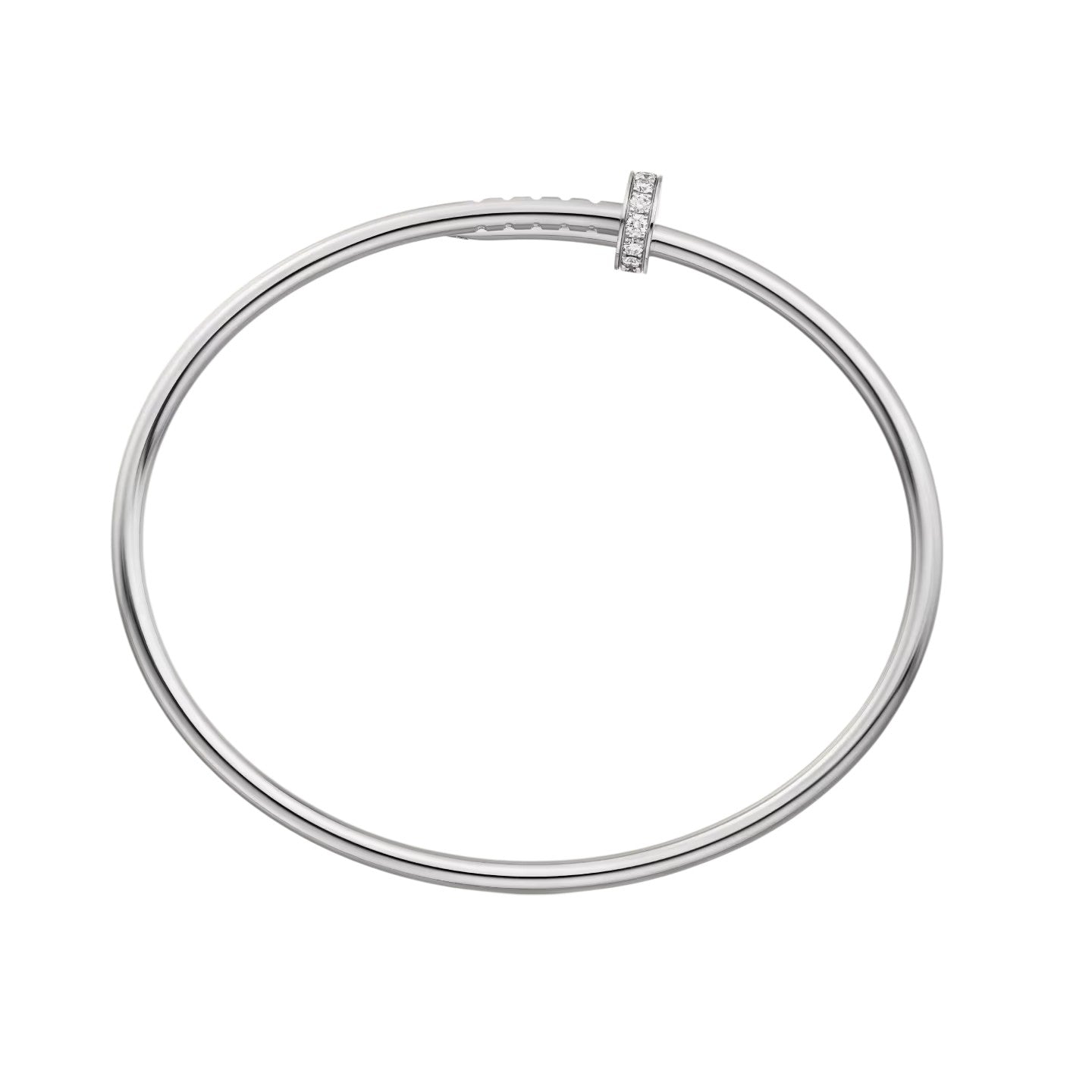 [Leaves]JUSTE UN CLOU 2.5MM SMALL MODEL DIAMOND BANGLE