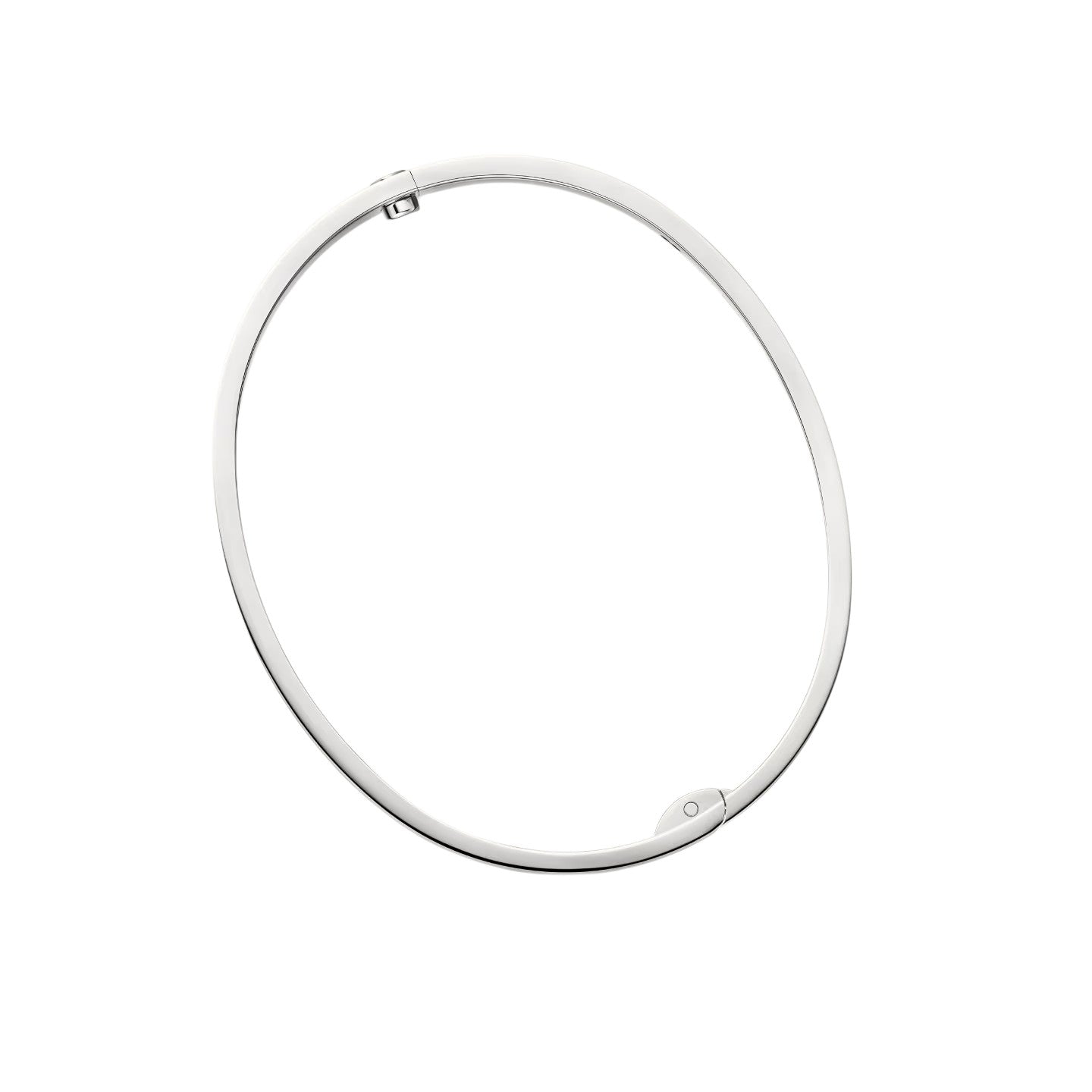 [Leaves]CLASSIC 6.1MM LOVE SINGLE-SCREW CLOSURE BANGLE - 4-DIAMOND