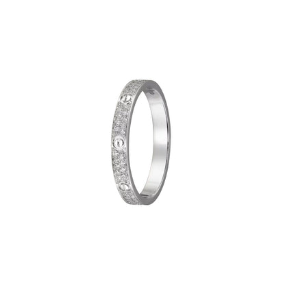 [Leaves]LOVE 2.6MM PAVÉ DIAMOND RING
