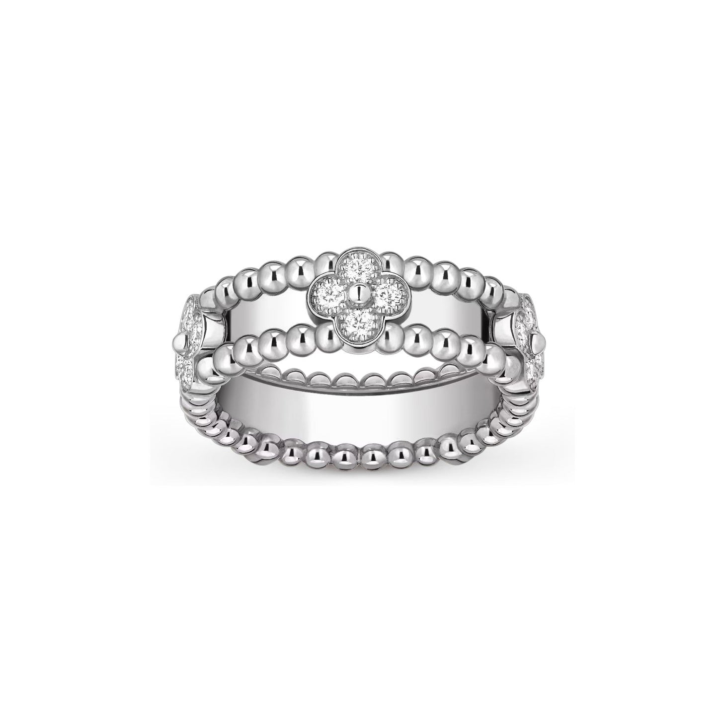 [Leaves]SLIM KALEIDOSCOPE RADIANCE RING