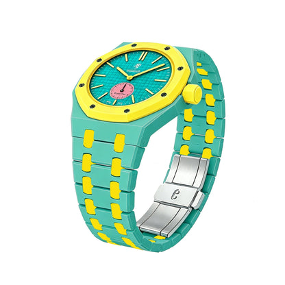 [Leaves]Royal Oak Pop Exclusive Bioceramic Case & Bioceramic Strap Mix Color