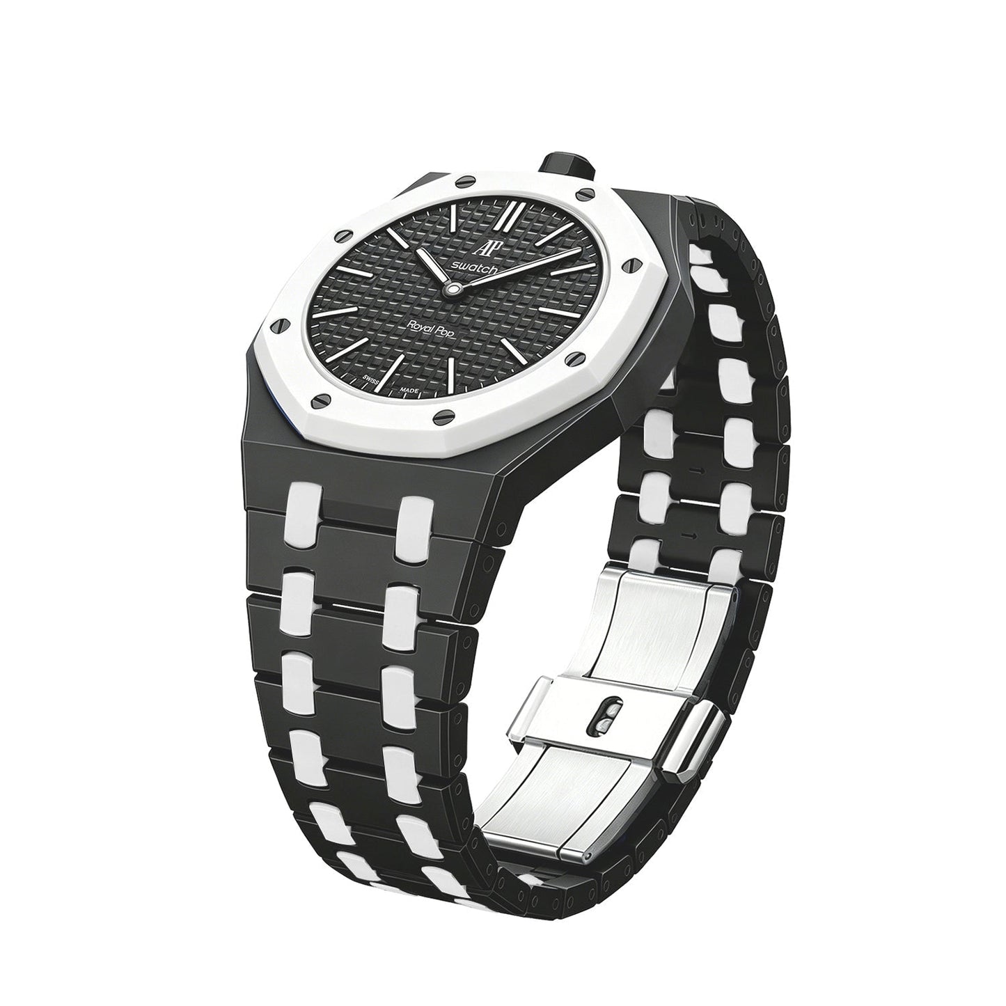 [Leaves]Royal Oak Pop Exclusive Bioceramic Case & Bioceramic Strap Mix Color