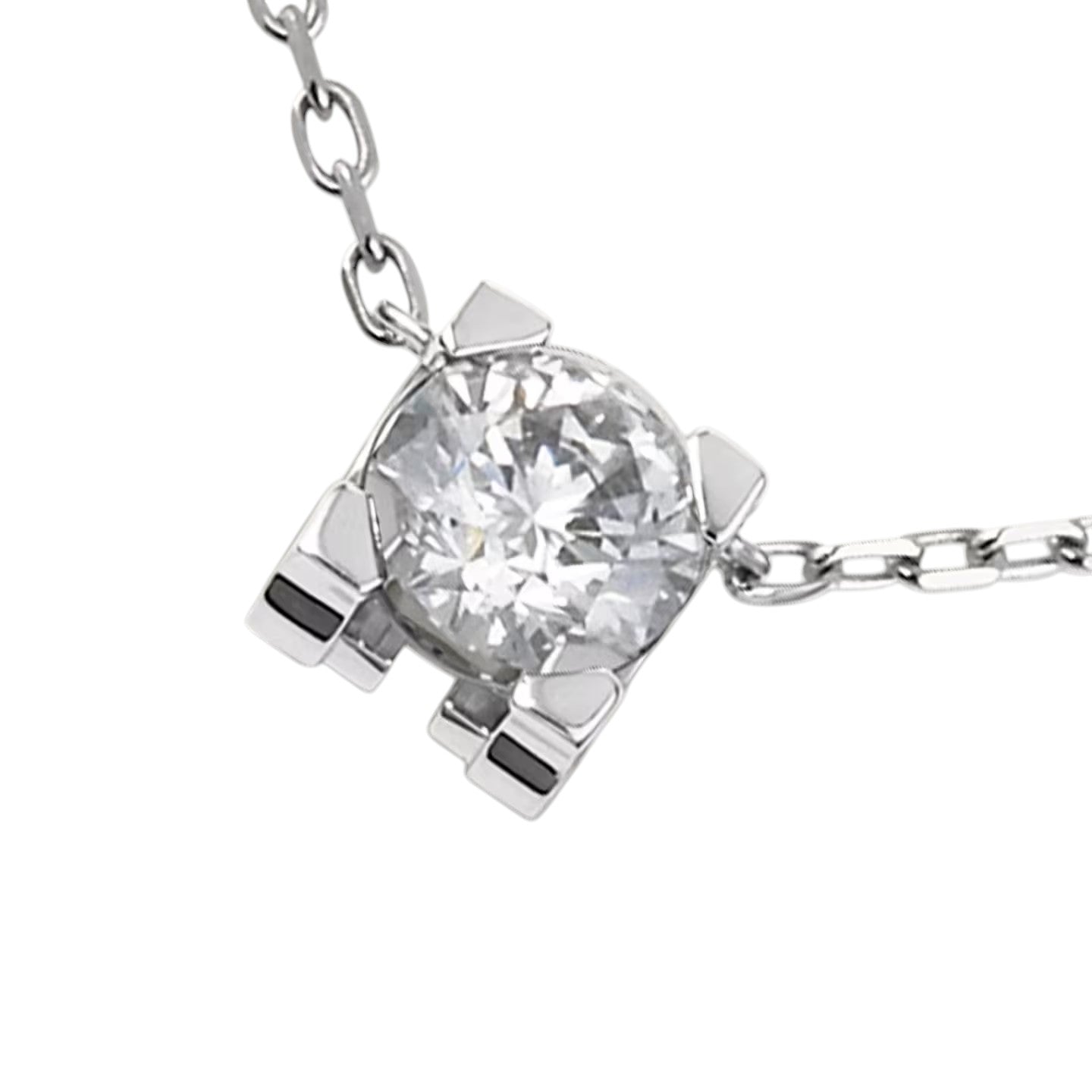 [Leaves]C DE PENDANT DIAMOND NECKLACE