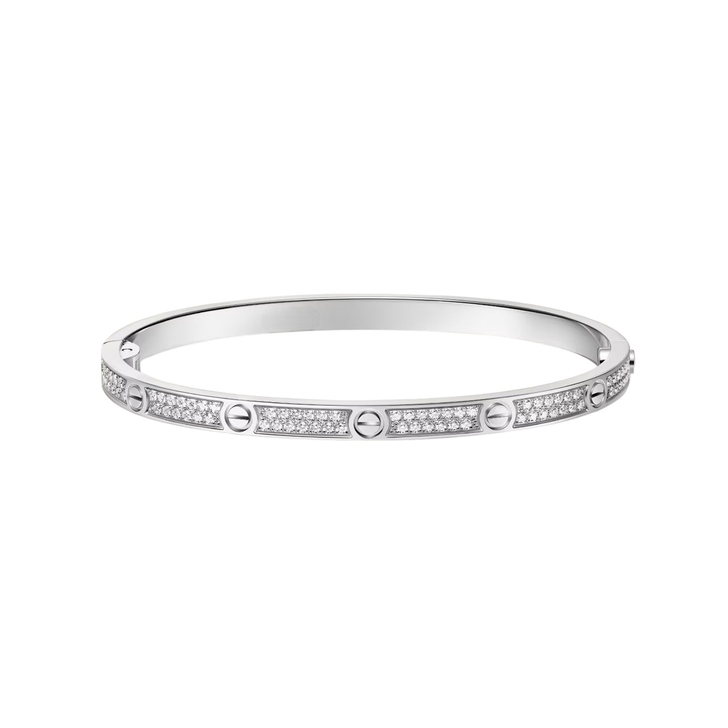 [Leaves]CLASSIC 3.65MM LOVE FULL PAVE BANGLE