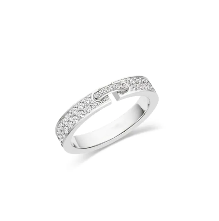 [Leaves]ALLIANCE LIENS VIDENCE PAVED DIAMOND 4MM RING