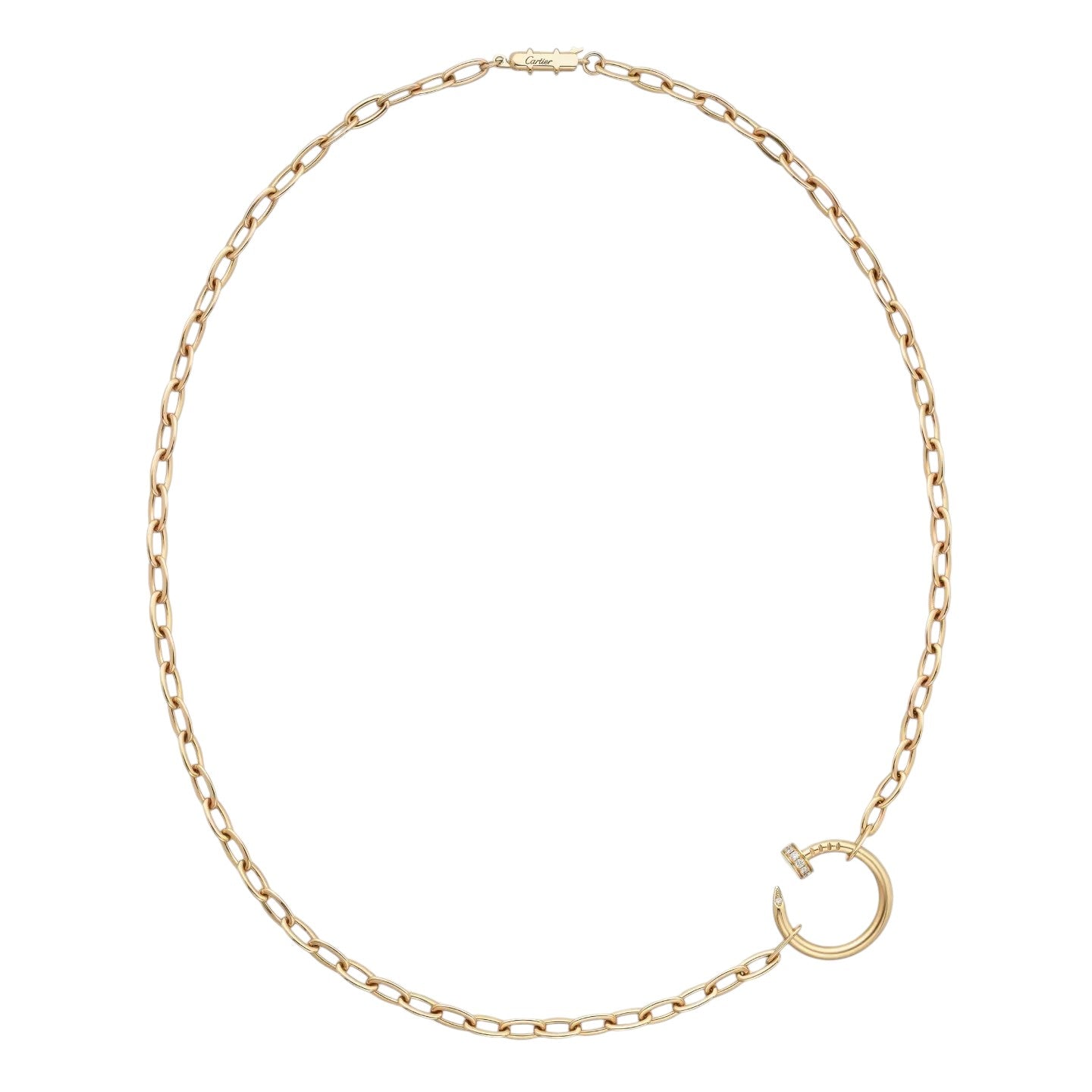 [Leaves]CLOU DIAMOND NAIL PENDANT NECKLACE