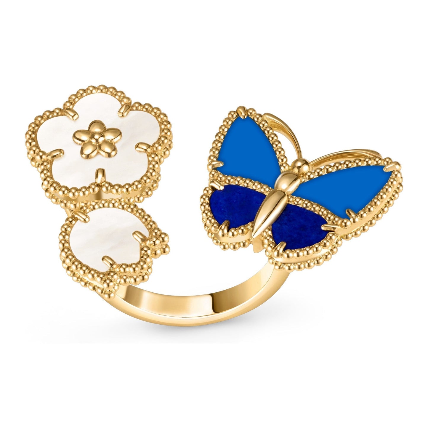 [Leaves]SPRING BUTTERFLY OPEN RING