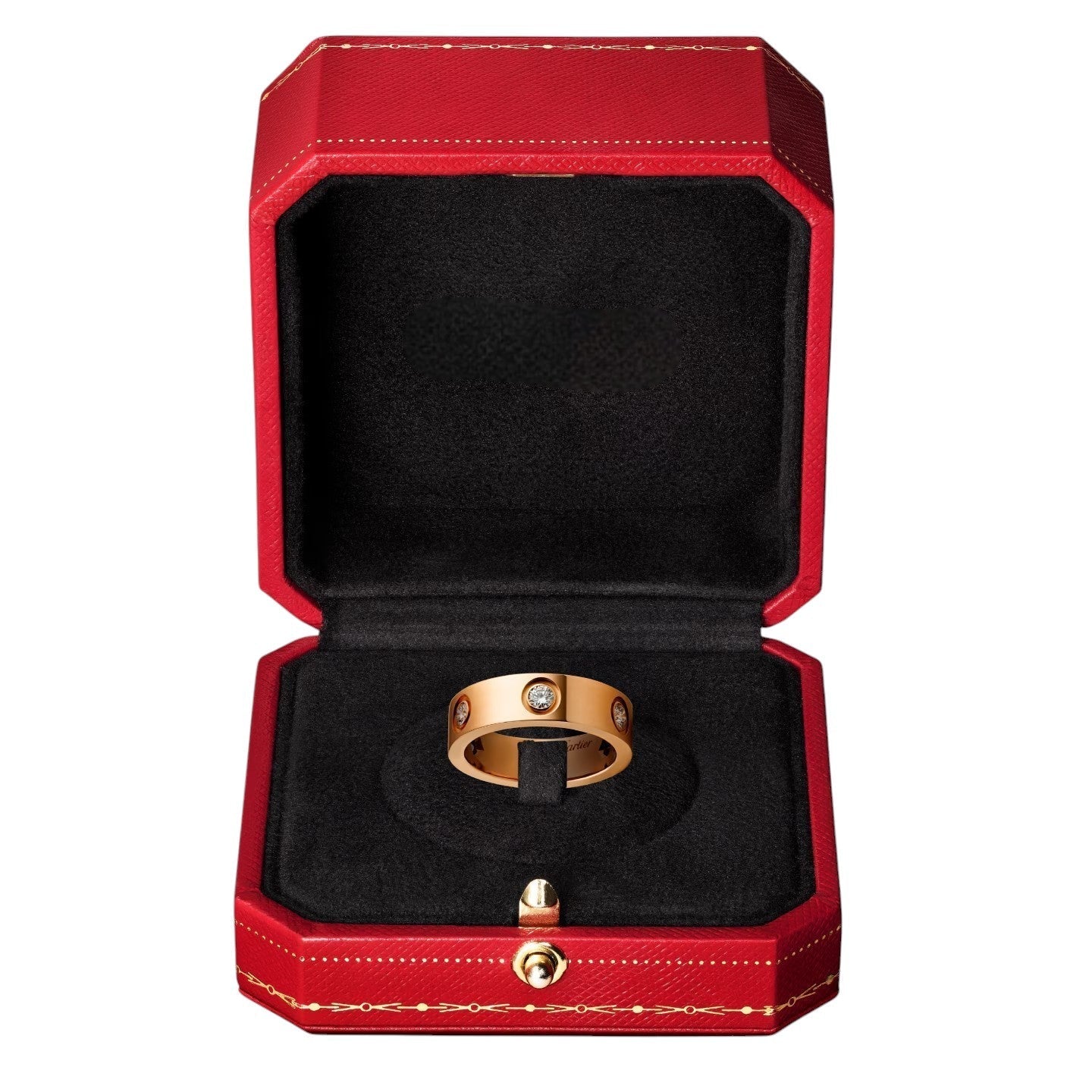 [Leaves]LOVE 5.5MM 6 DIAMONDS RING