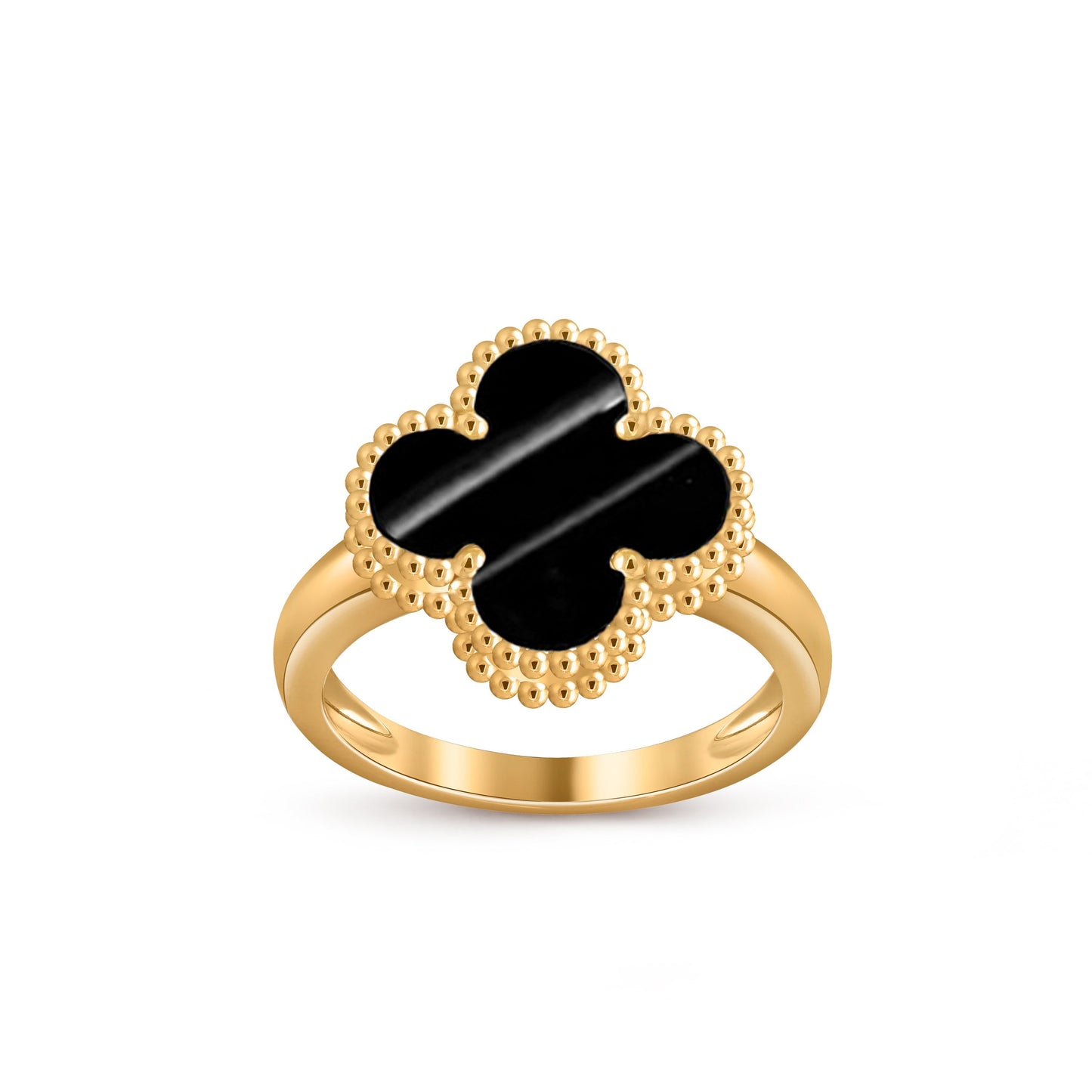 [Leaves]LUCKY CLOVER VINTAGE GOLD RING COLLECTION