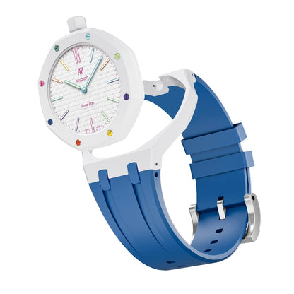 [Leaves]Royal Oak Pop Exclusive Bioceramic Case & Silicone Strap Mix Color