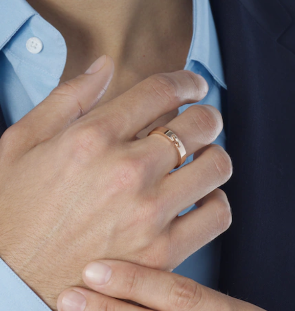 [Leaves]ALLIANCE LIENS VIDENCE 4MM RING