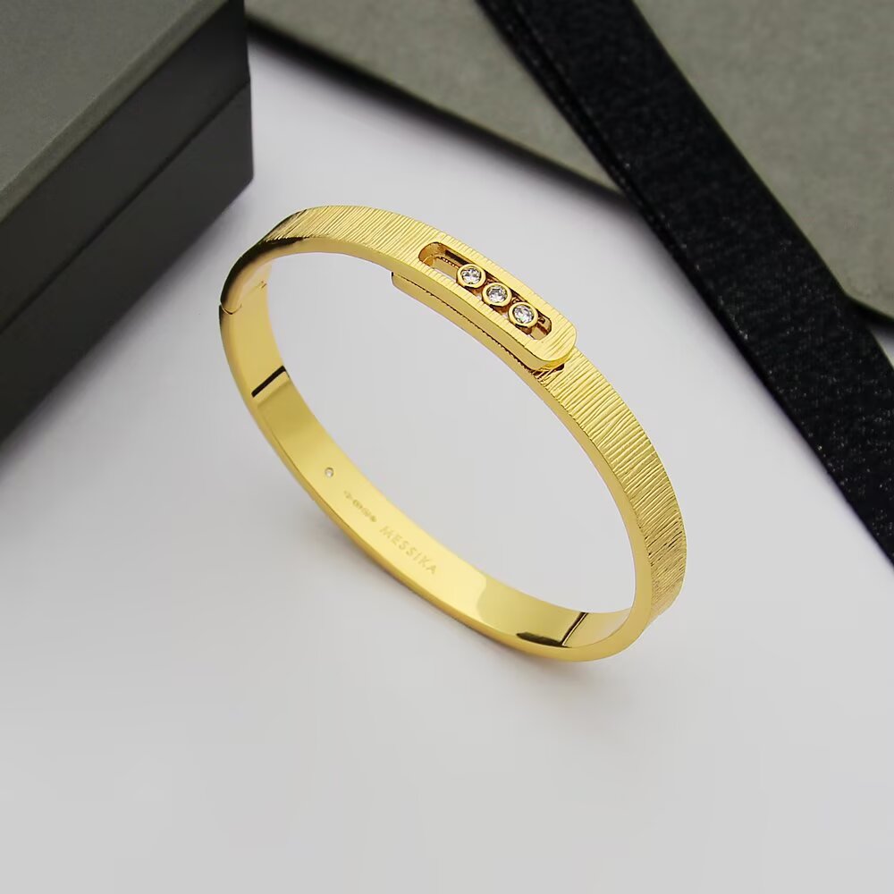 [Leaves]MOVE NOA CISELÉ BANGLE BRACELET