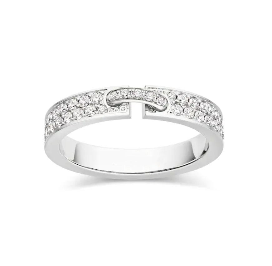 [Leaves]ALLIANCE LIENS VIDENCE PAVED DIAMOND 4MM RING