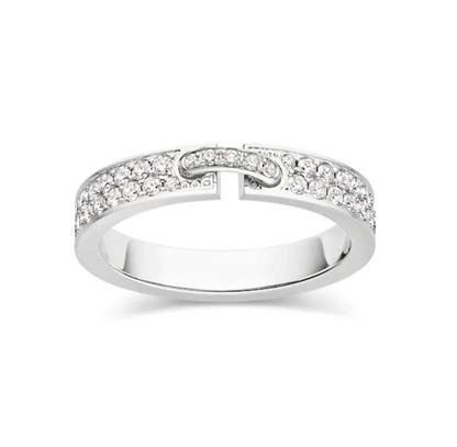 [Leaves]ALLIANCE LIENS VIDENCE PAVED DIAMOND 4MM RING