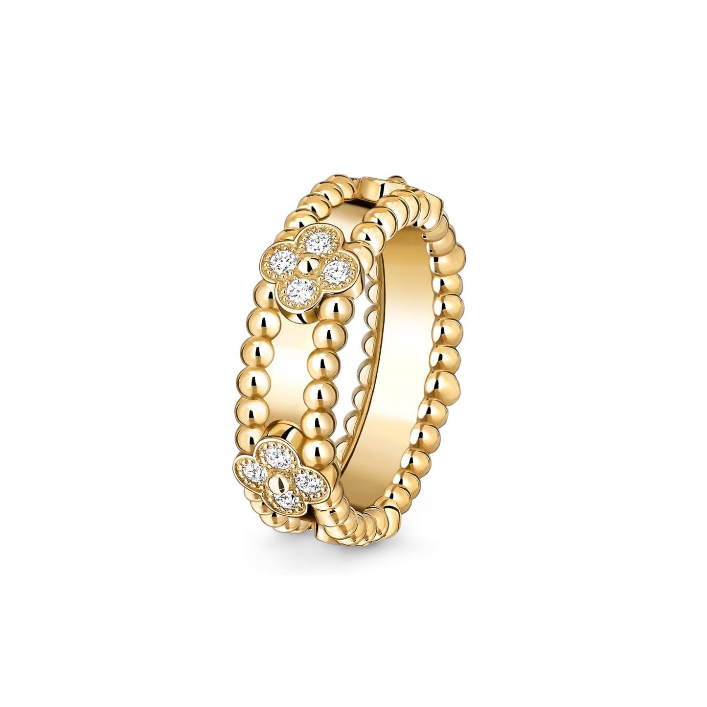 [Leaves]SLIM KALEIDOSCOPE RADIANCE RING