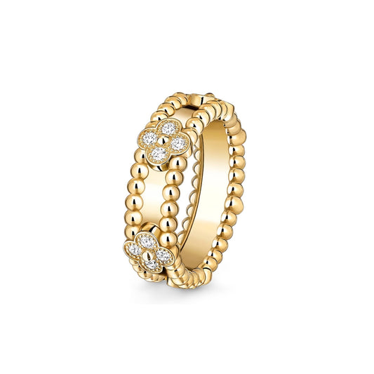 [Leaves]SLIM KALEIDOSCOPE RADIANCE RING