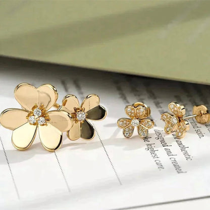 [Leaves]CLOVER COMOS GOLD DIAMOND RING