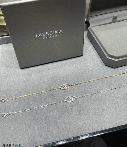 [Leaves]LUCKY EYE PAVÉ-SET DIAMOND BRACELET