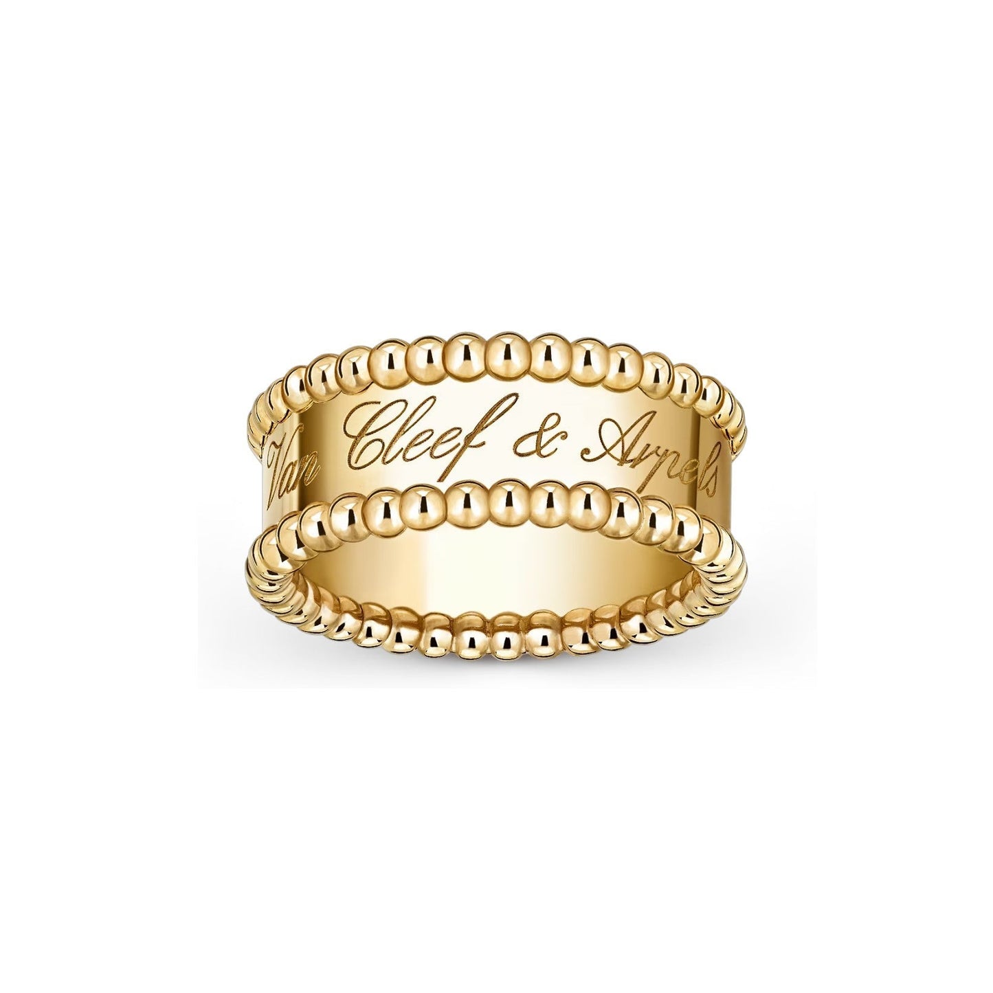 [Leaves]SIGNATURE DUAL-BEADED BAND RING