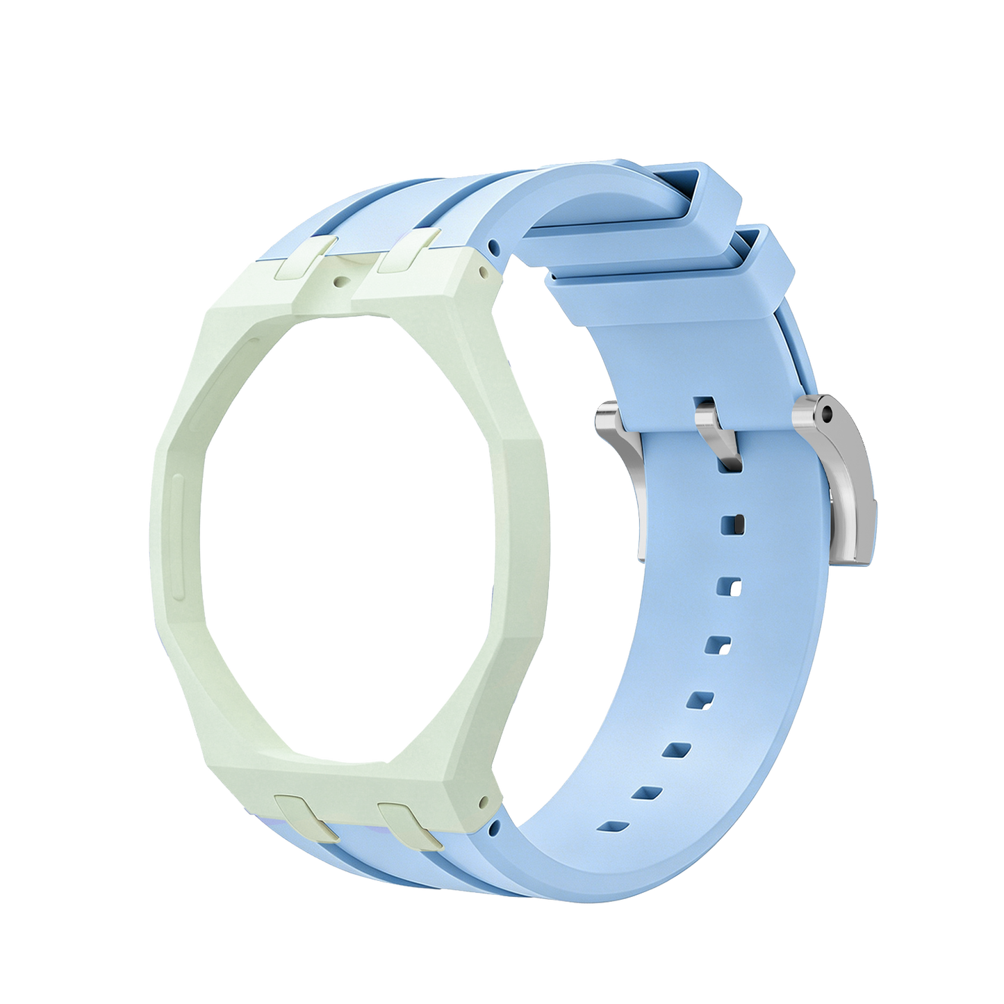[Leaves]Royal Oak Pop Exclusive Bioceramic Case & Silicone Strap Mix Color