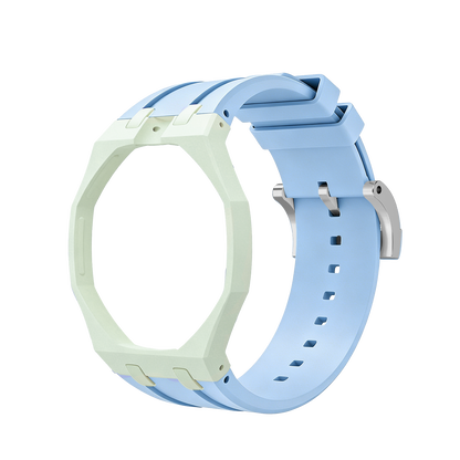 [Leaves]Royal Oak Pop Exclusive Bioceramic Case & Silicone Strap Mix Color