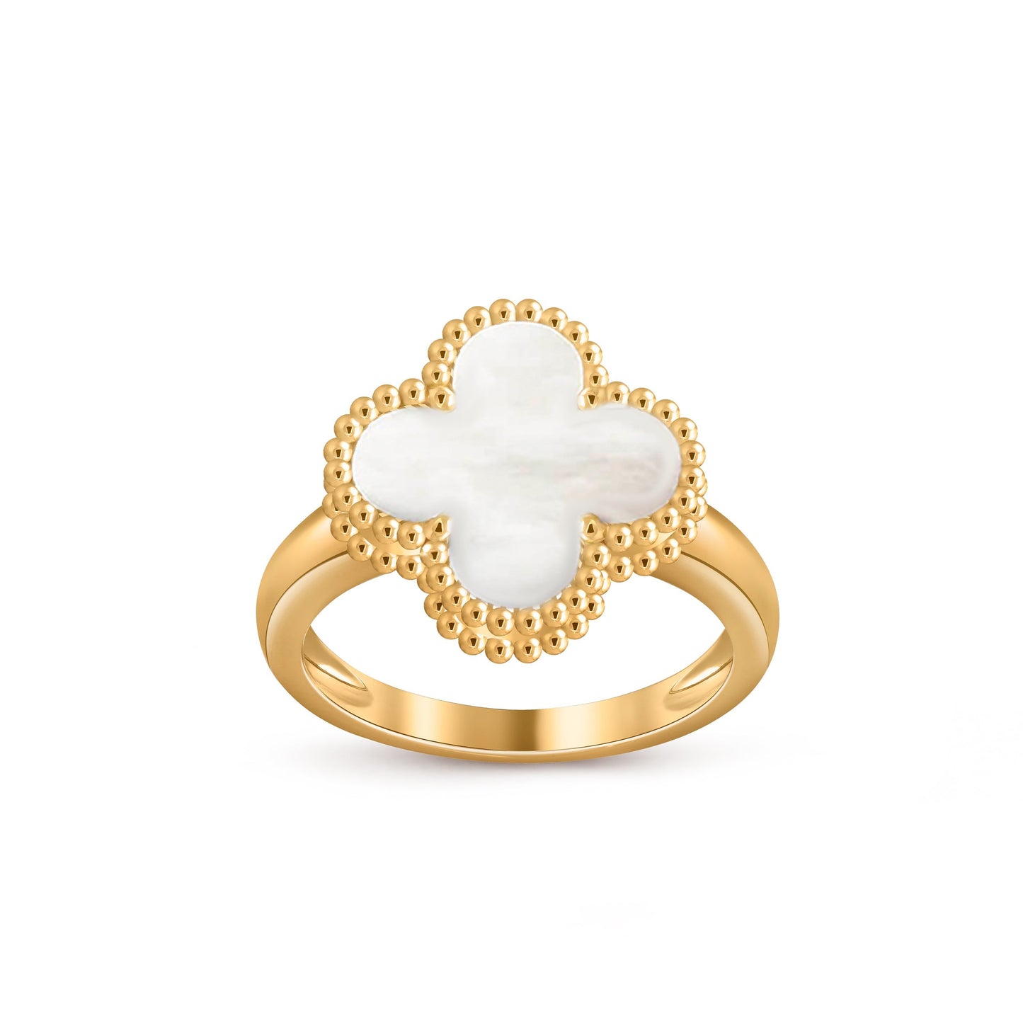 [Leaves]LUCKY CLOVER VINTAGE GOLD RING COLLECTION