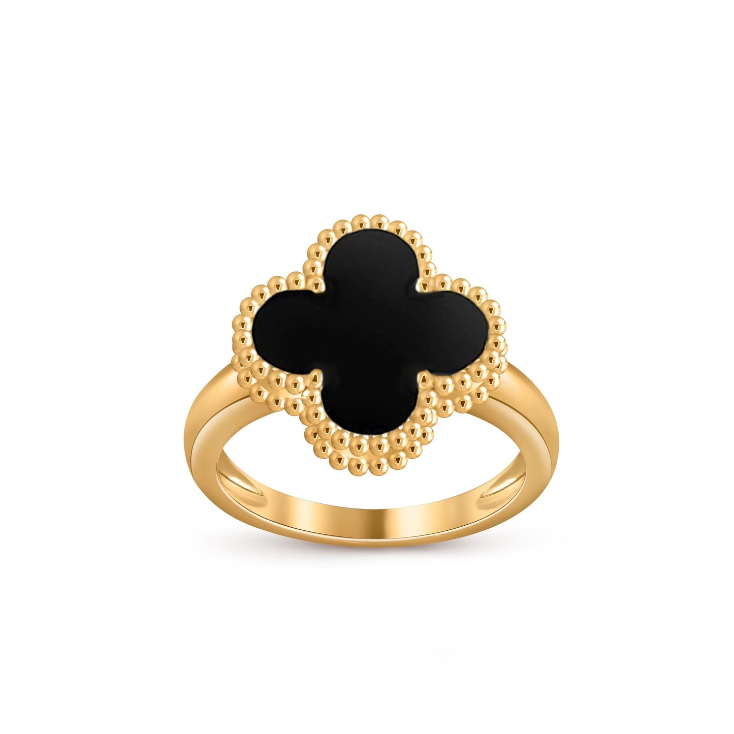 [Leaves]LUCKY CLOVER VINTAGE GOLD RING COLLECTION