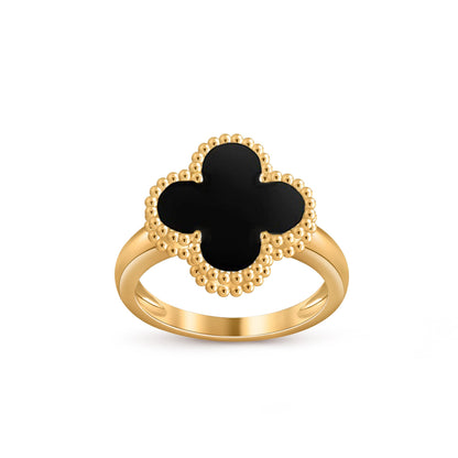 [Leaves]LUCKY CLOVER VINTAGE GOLD RING COLLECTION