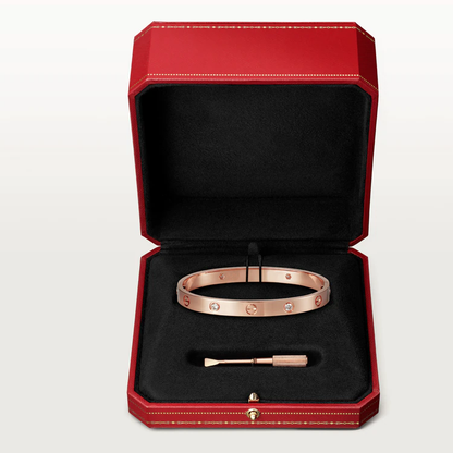 [Leaves]LOVE BRACELET 6.1MM 4 DIAMONDS