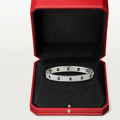 [Leaves]LOVE BRACELET 6.1MM DIAMOND-PAVED CERAMIC
