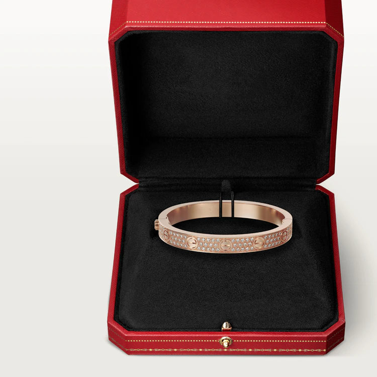[Leaves]LOVE BRACELET 6.1MM DIAMOND-PAVED