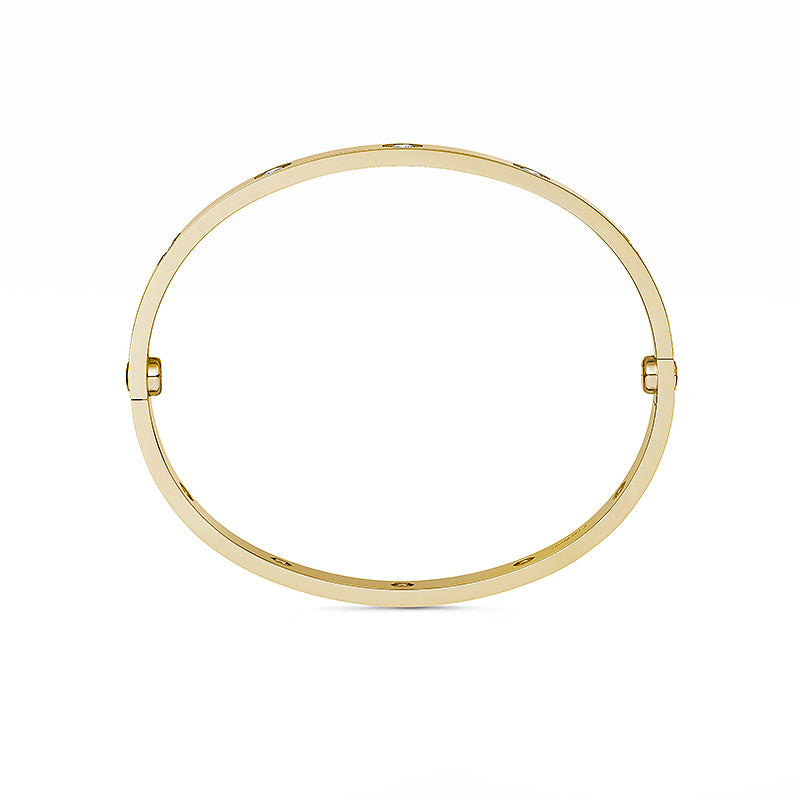[Leaves]CLASSIC 6.1MM LOVE BANGLE - 10-DIAMOND