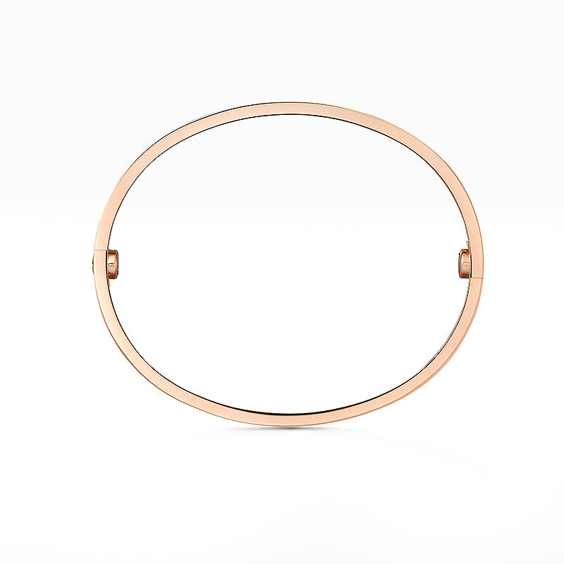[Leaves]CLASSIC 6.1MM LOVE BANGLE - 4-DIAMOND