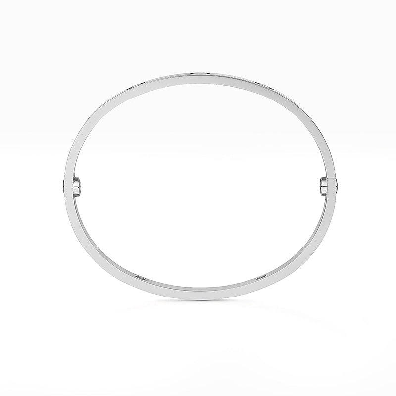 [Leaves]CLASSIC 6.1MM LOVE BANGLE - 4-DIAMOND