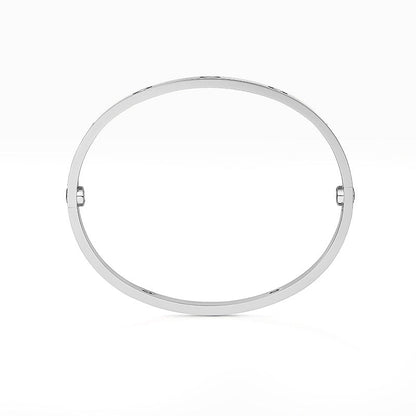 [Leaves]CLASSIC 6.1MM LOVE BANGLE - 4-DIAMOND