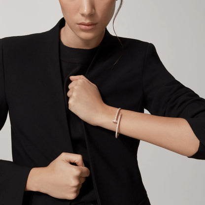 [Leaves]JUSTE UN CLOU 3.5MM FULL PAVÉ NAIL BANGLE