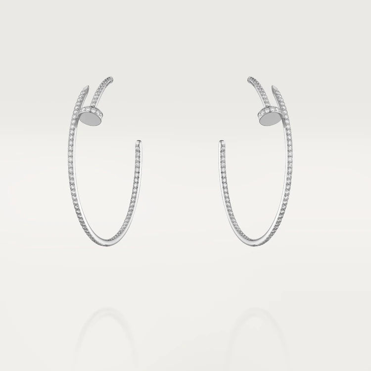 [Leaves]JUSTE EARRINGS FULL DIAMONDS 1.8MM