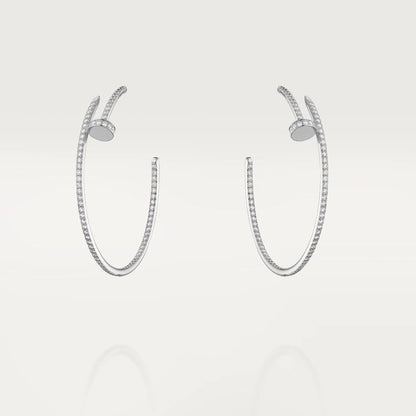 [Leaves]JUSTE EARRINGS FULL DIAMONDS 1.8MM