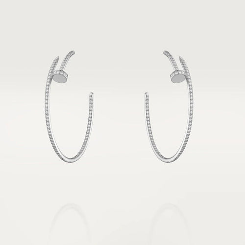 [Leaves]JUSTE EARRINGS FULL DIAMONDS 1.8MM