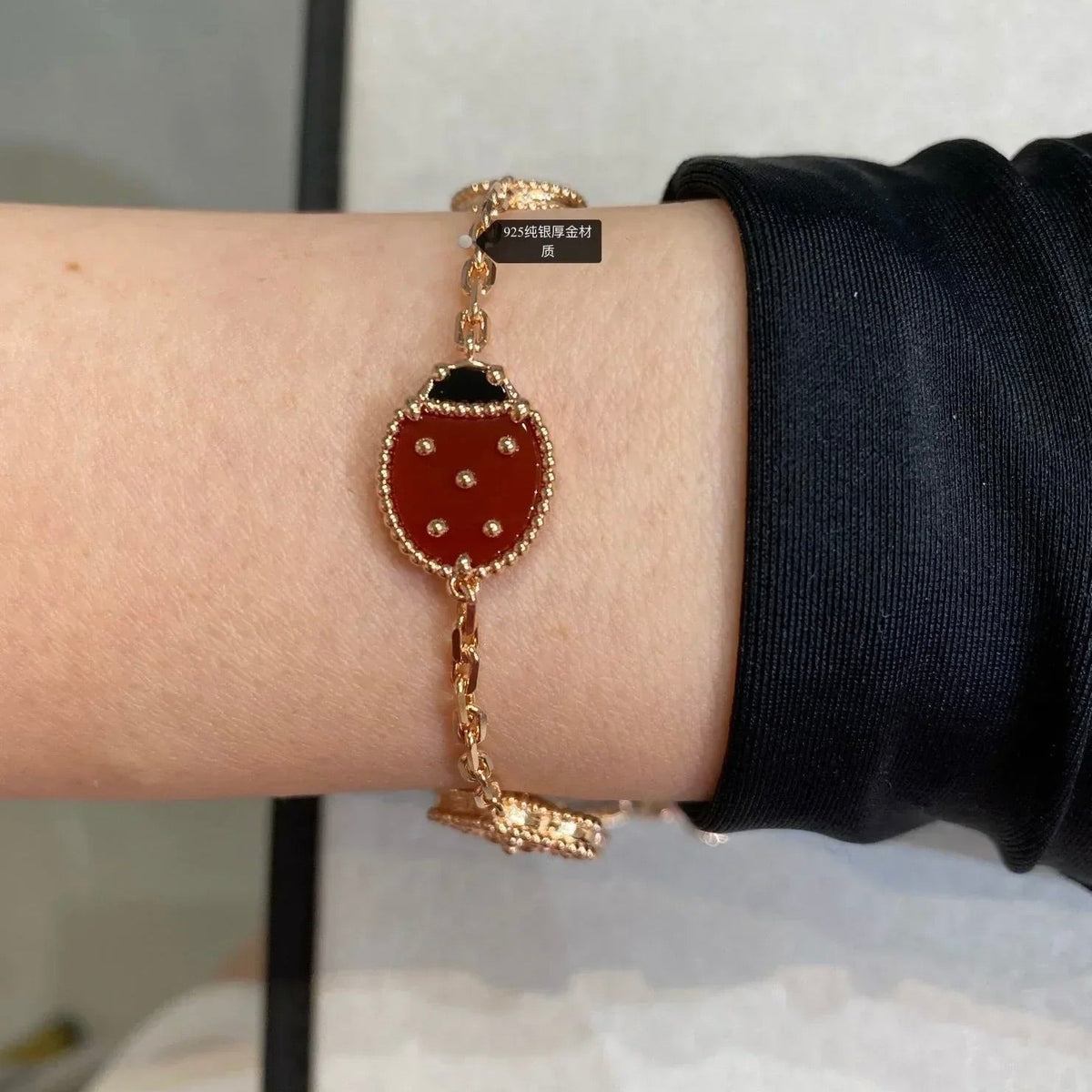 [Leaves]LUCKY SPRING 5 MOTIF BRACELET