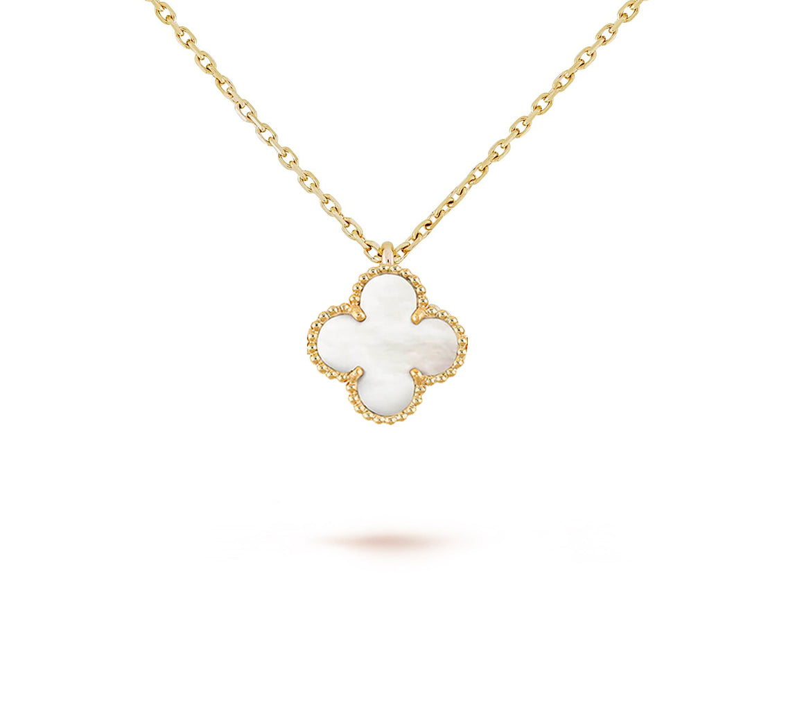 [Leaves]9.5MM MINI CLOVER PENDANT NECKLACE COLLECTION
