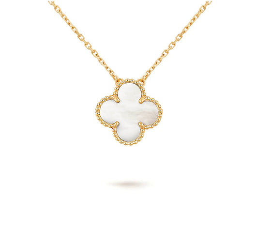 [Leaves]15MM CLOVER FLOWER PENDANT NECKLACE COLLECTION