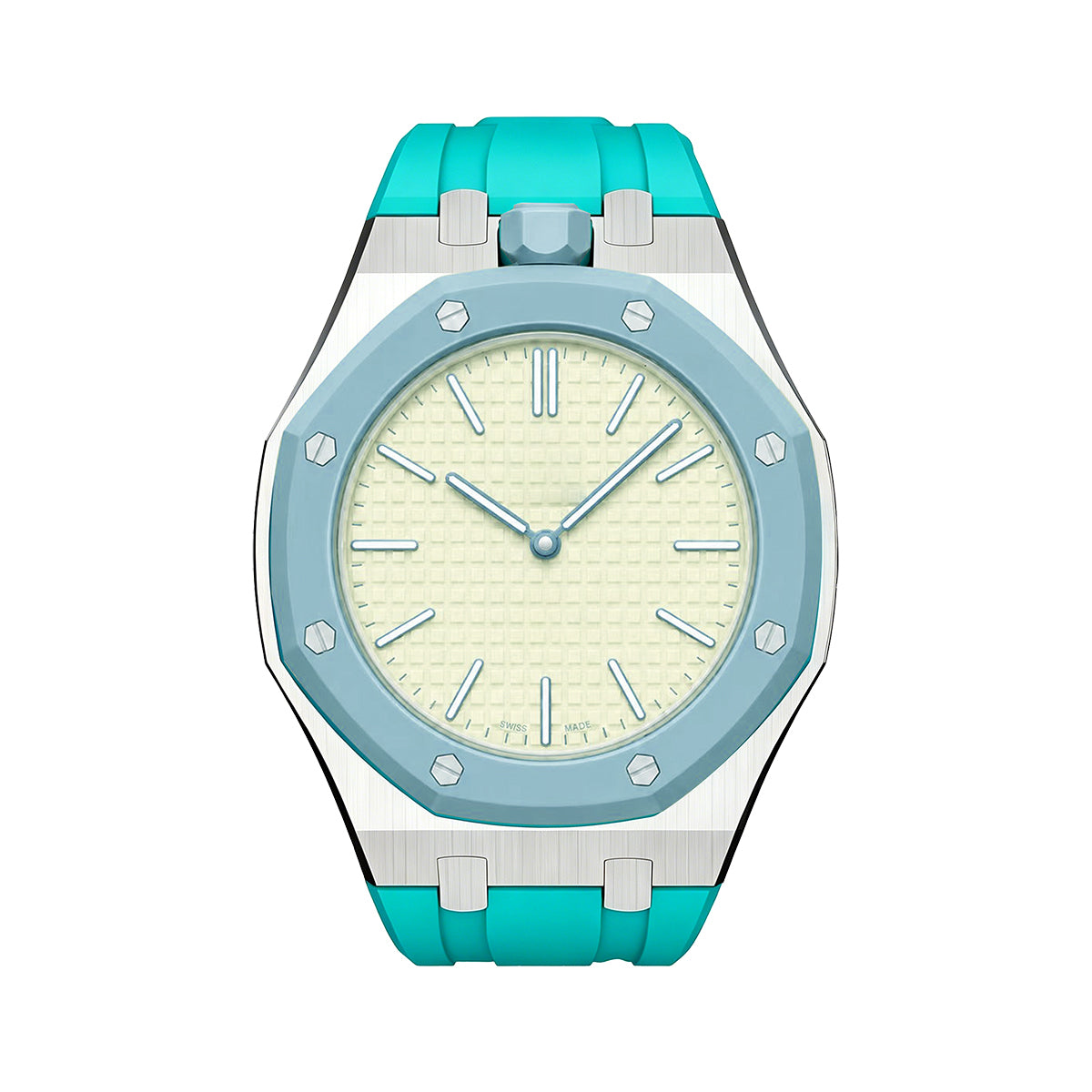 [Leaves]ROYAL OAK POP EXCLUSIVE STEEL CASE & SILICONE STRAP