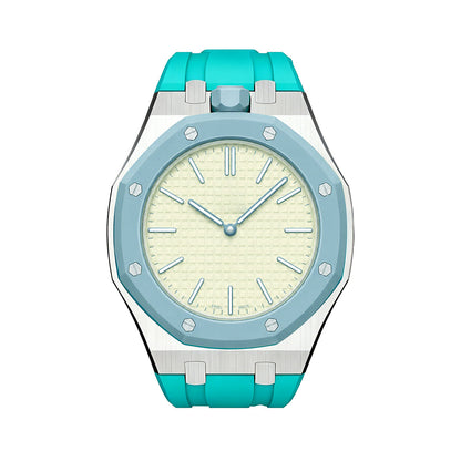 [Leaves]ROYAL OAK POP EXCLUSIVE STEEL CASE & SILICONE STRAP