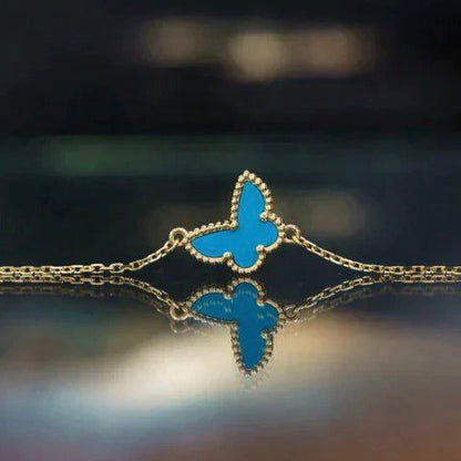[Leaves]BUTTERFLY TURQUOISE BUTTERFLY BRACELET