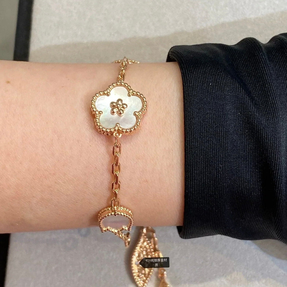 [Leaves]LUCKY SPRING 5 MOTIF BRACELET