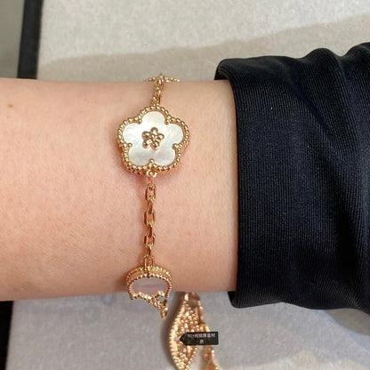 [Leaves]LUCKY SPRING 5 MOTIF BRACELET
