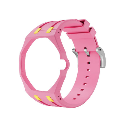 [Leaves]Royal Oak Pop Exclusive Bioceramic Case & Silicone Strap Mix Color