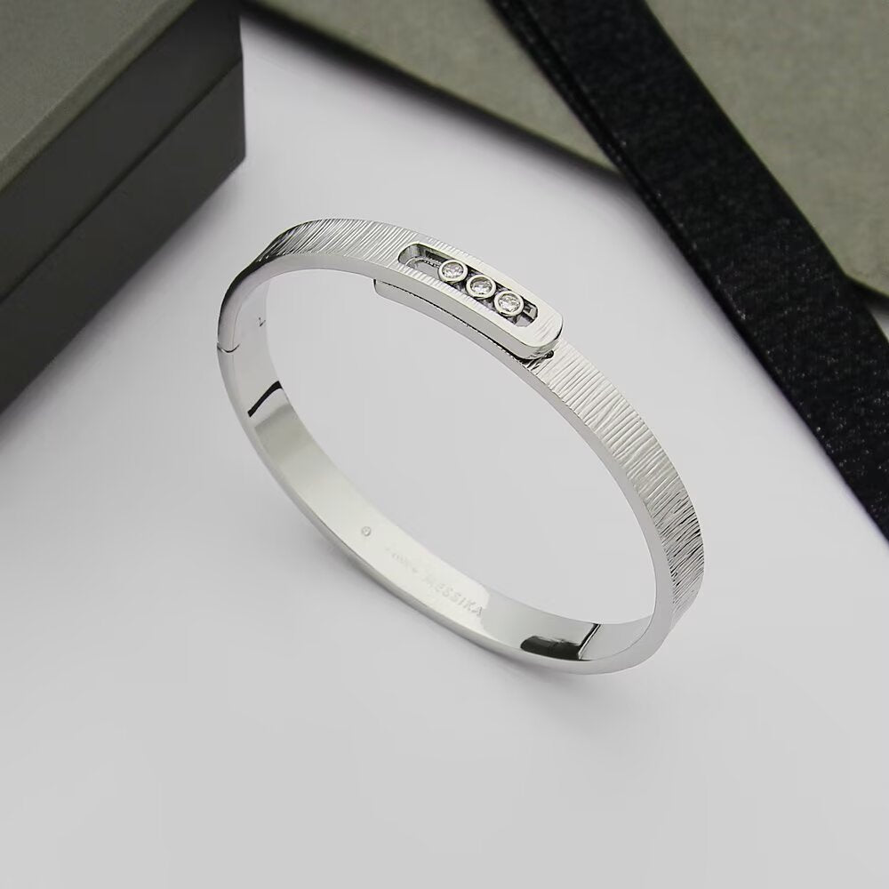[Leaves]MOVE NOA CISELÉ BANGLE BRACELET
